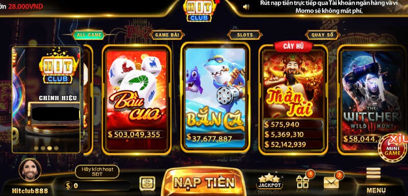 Bắn cá ăn xu Hit Club Win vui nhộn, cơ hội nhận thưởng lớn rất cao