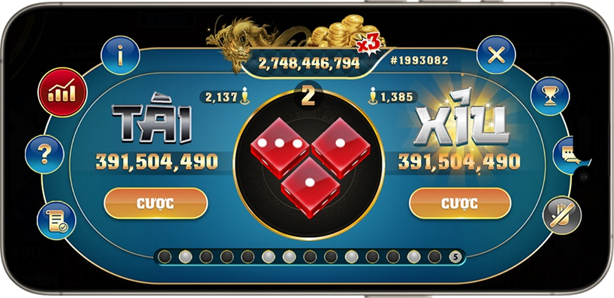 Tài xỉu online đơn giản mà hấp dẫn